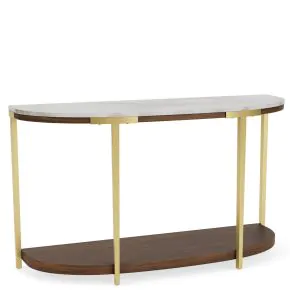 Riverside Furniture 28515 Riverside Furniture 28515 Emery - Demilune Sofa Table - Smoked Cherry