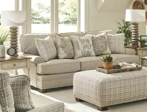 Jackson Furniture Industries 428303-1561/46-2430/38 Farmington - Sofa - Buff