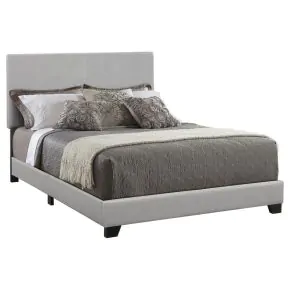 CoasterEveryday 300763KE Dorian - Upholstered Eastern King Panel Bed - Gray