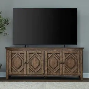 Liberty Furniture 930-TV78 Carolina Park - 78" TV Console - Amber Brown