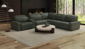 Jackson Furniture Industries 649/34/35/36/37/38/39-35 Spoleto - 6 Piece Power Reclining Sectional - Pine
