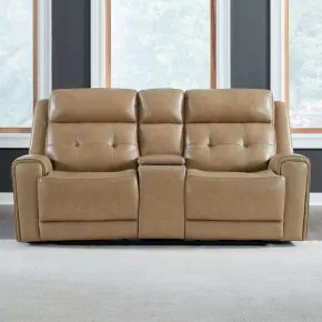 Liberty Furniture 7006SN-23P Liberty Furniture 7006SN-23P Carrington - Loveseat With Console P3 & ZG - York Sand