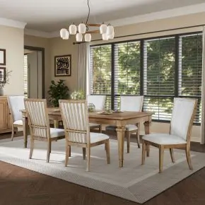 Liberty Furniture 928-DR-O7RLS Liberty Furniture 928-DR-O7RLS Haven Hills - Optional 7 Piece Rectangular Table Set - Camel Beige