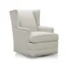 England Furniture 470-69N Reynolds Swivel Chair with Nails