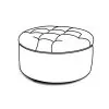 England Furniture 6100-81 Lina Storage Ottoman