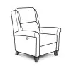 England Furniture 8W00-31 Wright Recliner