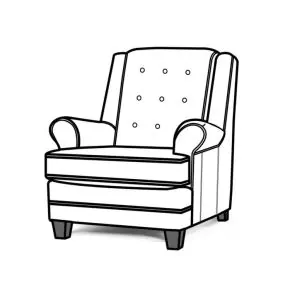 England Furniture 2084AL Breland Leather Chair