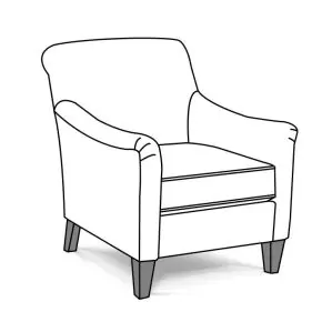 England Furniture 2554 Winnie Chair