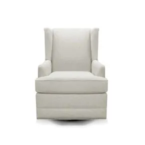 England Furniture 470-69N Reynolds Swivel Chair with Nails