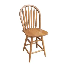 Tennessee Enterprises 5105H 24" Arrowback Swivel Barstool