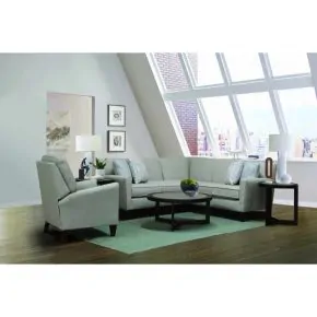 England Furniture 6200-28 Collegedale Left Arm Facing Loveseat