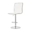 CoasterEveryday 122089 Ashbury - Upholstered Adjustable Bar Stool (Set of 2) - White