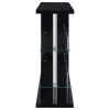 CoasterEssence 100165 Prescott - Rectangular Home Wine Table - Black High Gloss
