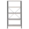 CoasterEveryday 801546 Analiese - 4-Shelf Bookshelf - Gray Driftwood