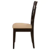CoasterEveryday 100772 Gabriel - Lattice Back Side Chairs (Set of 2) - Cappuccino