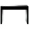 CoasterElevations 722499 Gillian - Mirrored Acrylic Entryway Console Table - Silver
