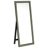 Coaster Fine Furniture 960962 Windrose - Tempered LED Standing Mirror - Black