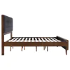 CoasterEssence 205131KE Robyn - Wood Eastern King Panel Bed - Dark Walnut