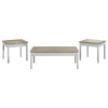 Coaster Fine Furniture 709950 Stacie - 3 Piece Coffee Table Set - Distressed Pine