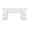 CoasterEssence 801455 Alice - 4-Shelf Engineered Wood Writing Desk - White