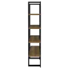 CoasterEveryday 882036 Danbrook - 4-Shelf Bookshelf - Black And Aged Walnut