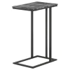CoasterEssence 936034 Vicente - Marble Top C-Shaped Sofa Side Table - Gray