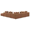 CoasterElevations 551591-SET Jennifer - 6 Piece Upholstered Modular Sectional - Terracotta