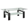 Coaster Fine Furniture 702288-S3 Dyer - 3 Piece Rectangular Coffee And End Table Set - Black
