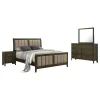 Coaster Fine Furniture 224421F-S4 Wilkes - 4 Piece Full Bedroom Set - Dark Cocoa