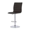 CoasterEveryday 122087 Ashbury - Upholstered Adjustable Bar Stool (Set of 2) - Black