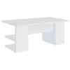 CoasterEssence 801455 Alice - 4-Shelf Engineered Wood Writing Desk - White