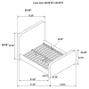 Coaster Fine Furniture 302052QB1 Wren - Queen Headboard, Box 1 of 3 - Gray