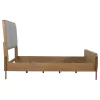 CoasterElevations 224301Q Arini - Upholstered Queen Panel Bed Sand - Wash And Gray