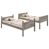 CoasterEveryday 400818 Ryder - Wood Twin Over Twin Bunk Bed - Weathered Taupe