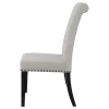 CoasterEssence 115182 Alana - Velvet Upholstered Dining Side Chair (Set of 2) - Sand