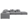 CoasterElevations 551594-SET Jennifer - 6 Piece Upholstered Modular Sectional - Gray