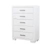 CoasterEssence 202995 Jessica - 5-Drawer Bedroom Chest - Cream White