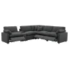 Coaster Fine Furniture 609530P-SET Collins - 6 Piece Modular Power Reclining Sectional - Dark Gray