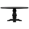 Coaster Fine Furniture 115530 Florence - Round Pedestal Base Dining Table - Black
