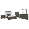 Coaster Fine Furniture 224930Q-S5 Gran Park - 5 Piece Queen Bedroom Set - Dark Cocoa