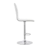 CoasterEveryday 122089 Ashbury - Upholstered Adjustable Bar Stool (Set of 2) - White