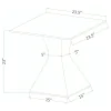 Coaster Fine Furniture 710208-S3 Jenny - 3 Piece Rectangular Coffee And End Table Set - Chrome