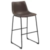 CoasterEveryday 102536 Michelle - Upholstered Bar Chair (Set of 2) - Brown