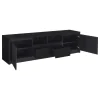 Coaster Fine Furniture 706223 Winfield - 2-Door TV Stand Media Console - Black