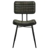 CoasterEssence 110652 Misty - Leather Upholstered Dining Chair (Set of 2) - Espresso