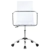 CoasterEssence 801436 Amaturo - Acrylic Adjustable Home Office Desk Chair - Clear