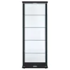 CoasterEveryday 950170 Delphinium - 5-Shelf Clear Glass Curio Display Cabinet - Black