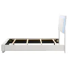 CoasterEssence 203500T Felicity - Wood Twin LED Panel Bed - White High Gloss