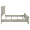 CoasterEssence 205331KE Franco - Wood Eastern King Panel Bed - Distressed White