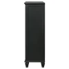 CoasterEssence 201328 Sandy Beach - 8-Drawer Door Chest - Black